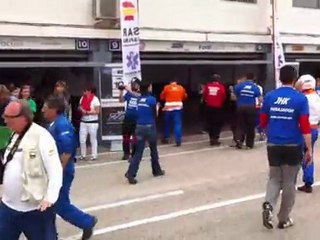 24 horas de Ford en el circuito del Jarama. Cambio de piloto del equipo Diariomotor