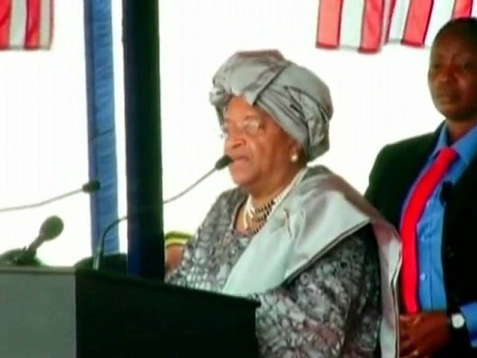 Liberian President Ellen Johnson-Sirleaf's inauguration