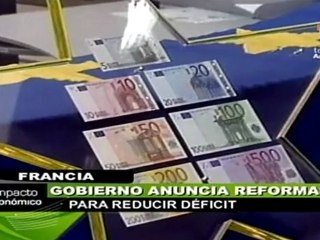 Francia anuncia medidas para reducir el déficit