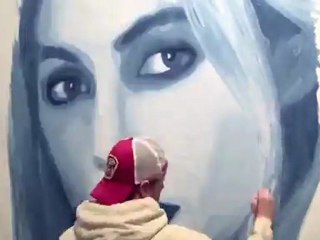 NYC Artist Jeremy Penn Paints Emmanuelle Béart