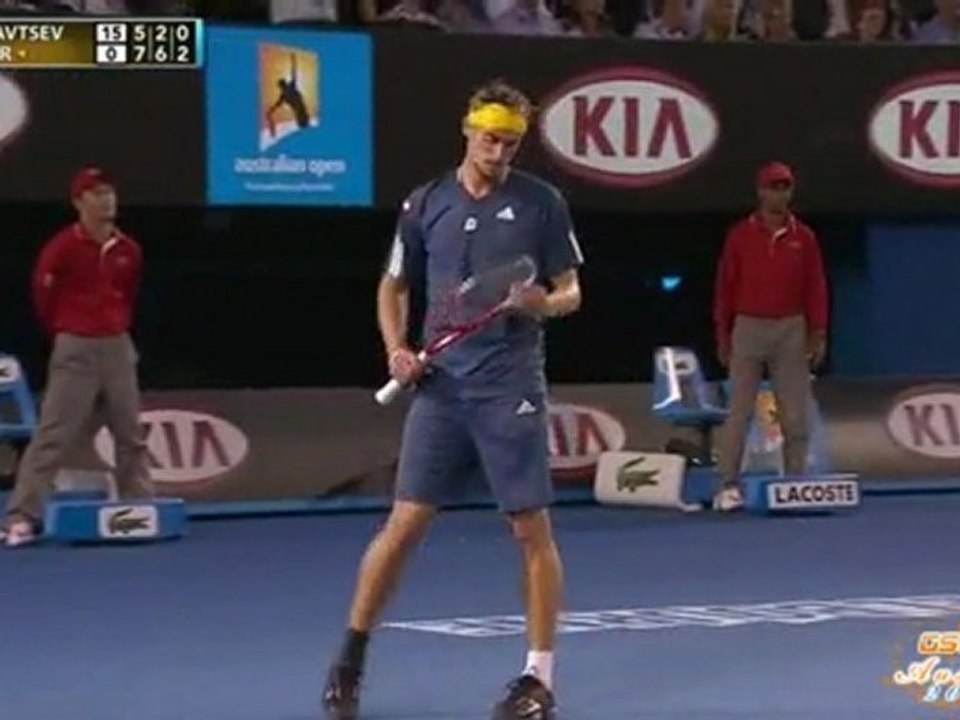 Australian.Open.2012.Mens.1st.Round.Roger.Federer.vs.Alexander.Kudryavtsev.Highlights.HD