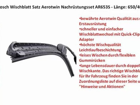 TOP 10 Bosch Aerotwin zu Kaufen