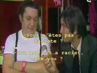 COLUCHE-JE SUIS RACISTE///MALCOLM X JE NE SUIS PAS RACISTE