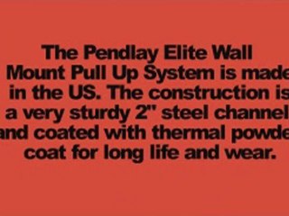 Muscle Driver Pendlay Elite Wall Mounted Pull Up System