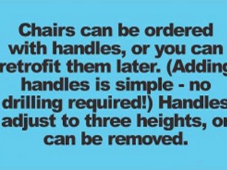 3 Position Handles for Wunda Chair (pair)