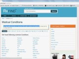RxFind provides detailed information on prescription drugs and medications