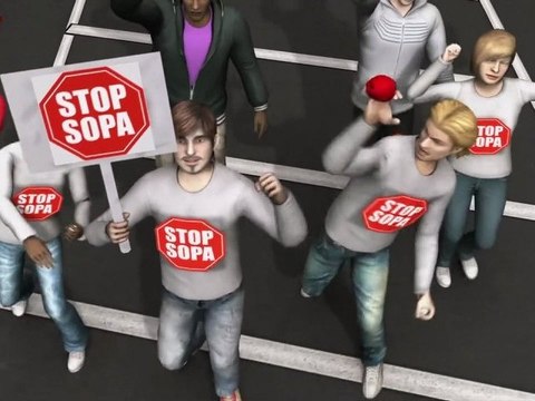 Wikipedia and Reddit blackout to protest SOPA and PIPA