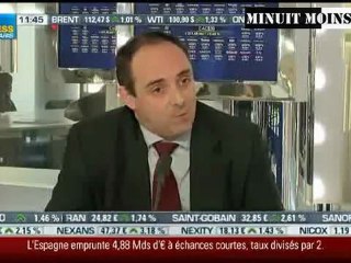 Olivier Delamarche - Le CAC40 ira à 2000 points en 2012 - BFM Business - 17/01/2012
