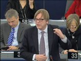 Guy Verhofstadt on Election of the President of Parliament