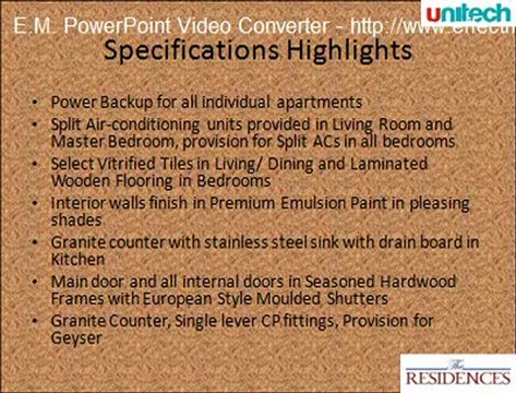 UNITECH THE RESIDENCES NOIDA SECTOR 117 NOIDA | 9971495543