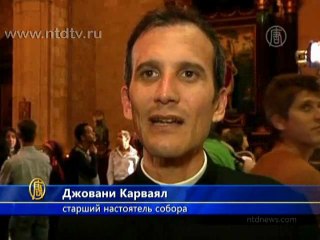 Знаменитая сопрано поет в честь обновленных фресок
