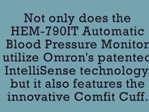 Omron HEM 790IT Automatic Blood Pressure Monitor