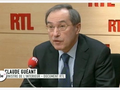 Claude Guéant, satisfait du recul de la délinquance
