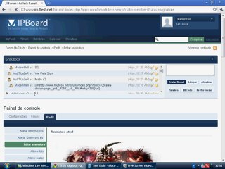 Tuto de como colocar sign no forum