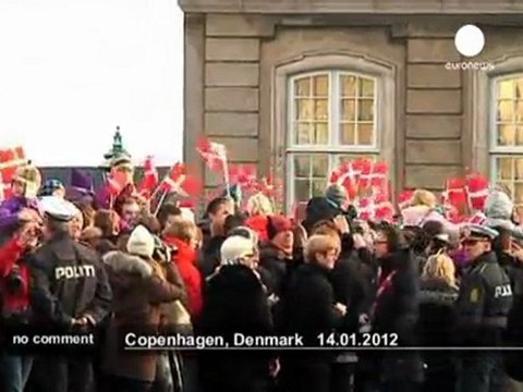 Denmark's Queen Margrethe marks 40 years on... - no comment