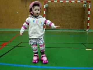 Soizig et ses rollers qui rolle vite !