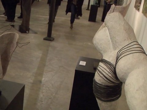 Inauguration de l’exposition du Collectif « Bouffée d’Art », à La Nouvelle Coopérative, Centre d’Art et de Littérature à Montolieu, le samedi 14 janvier 2012 :