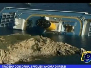 Tragedia Concordia, 2 pugliesi ancora dispersi