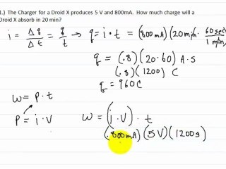 Ciruits Calculating Charge Using Current Part 3