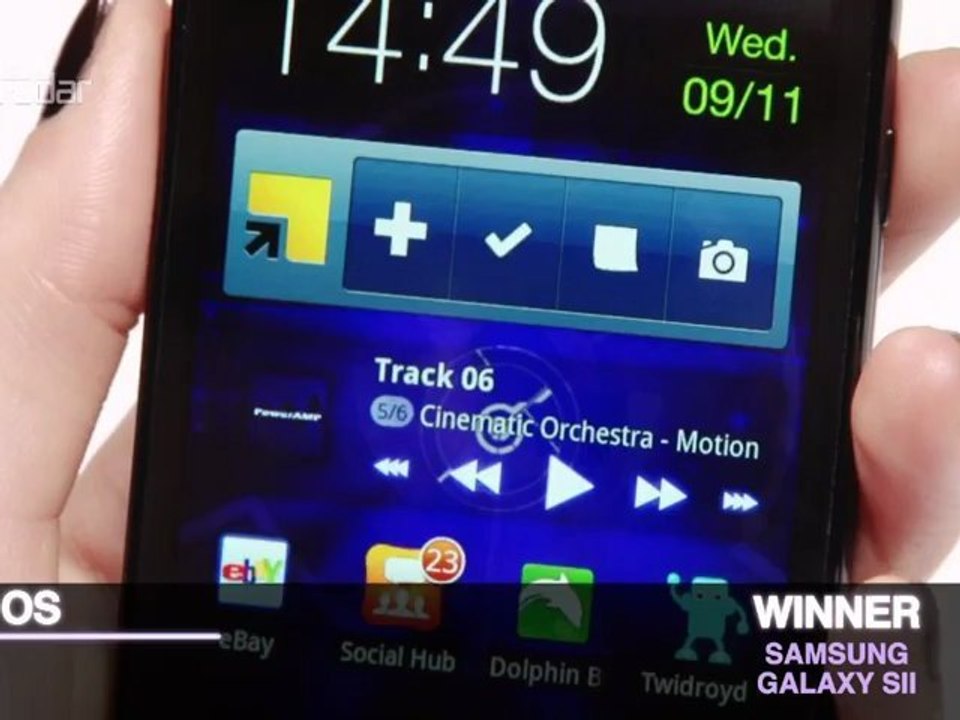 HTC Sensation XE VS Samsung Galaxy S2 Test