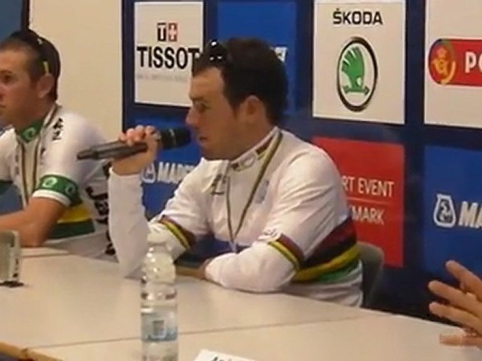 2011 Worlds: Cavendish on Great Britain team work