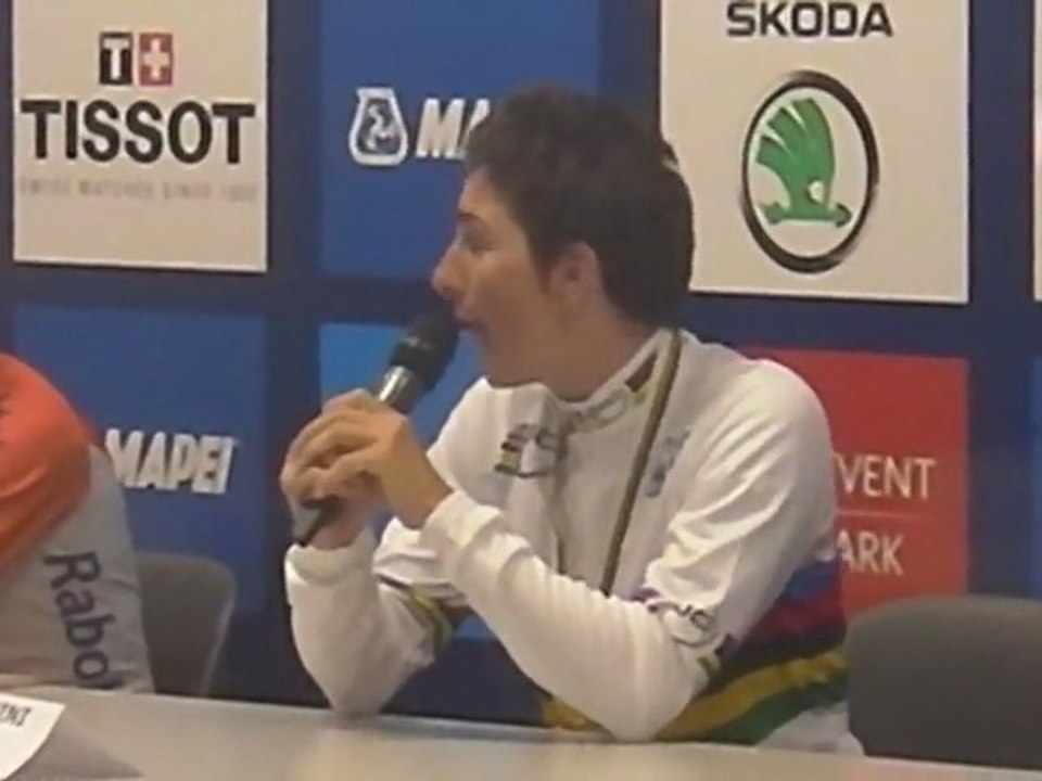 Giorgia Bronzini on winning women's 2011 World Road Race Championship