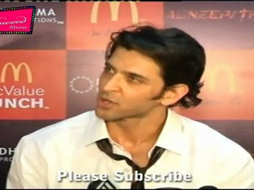 Bollywood Prince Hrithik Roshan Speaks About 'Agneepath' @ McValue Launch Event