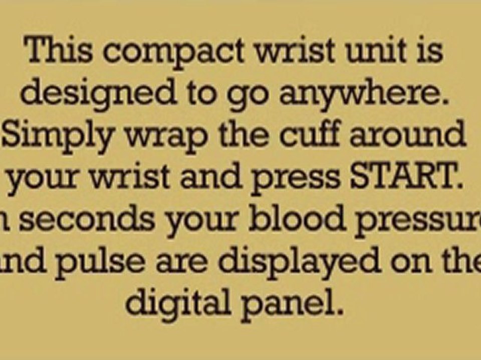 Omron HEM-609 Portable Wrist Blood Pressure