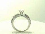 FDENS3012PER            Pear Shape Diamond Engagement Rings Set In Channel Setting