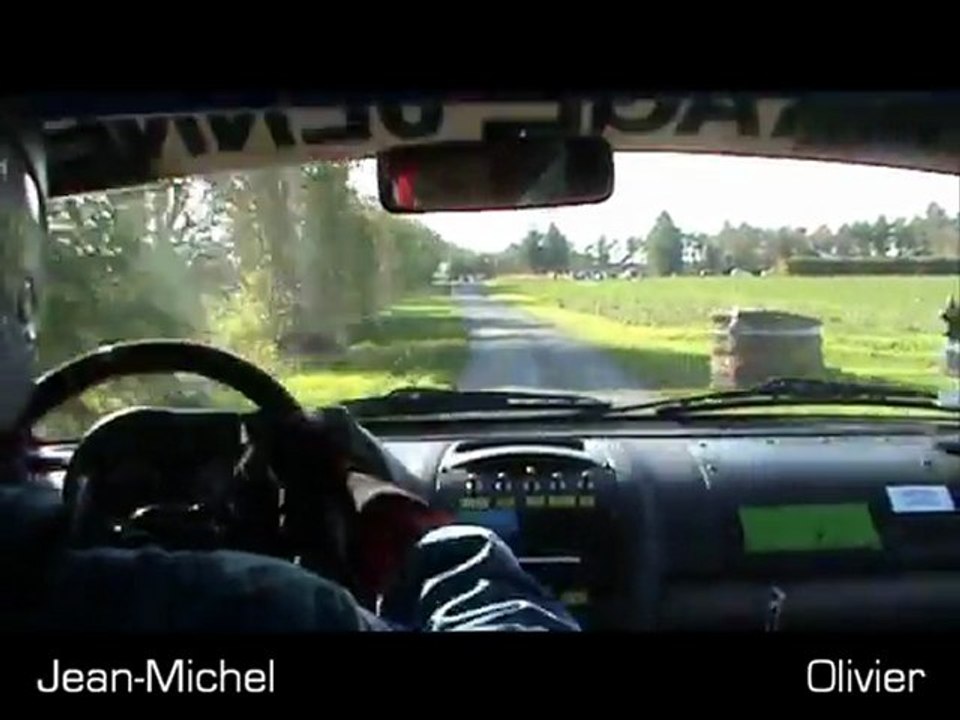 J-M Leclerc & Olivier Vincent au rallye de l'Automne 2011 ES 3