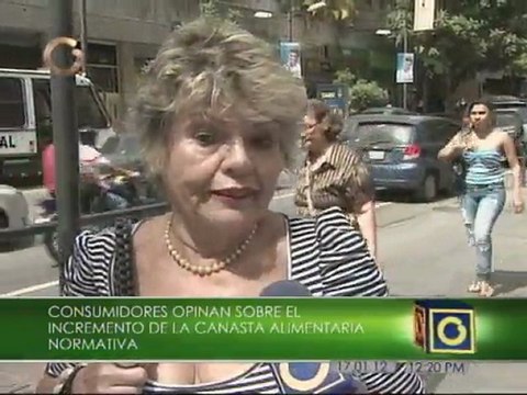 Consumidores opinan sobre el costo de Canasta Alimentaria