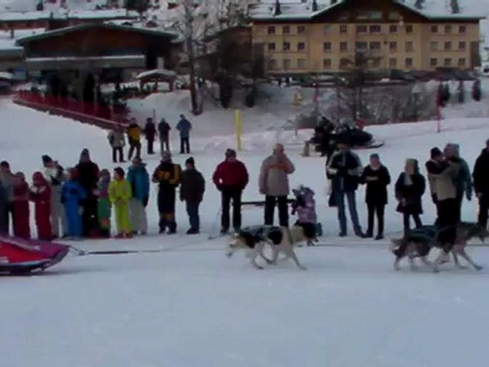 La Grande Odyssée Savoie Mont Blanc 2012 - Etape 9a JP Pontier J Gaspard et D Juillagvuet
