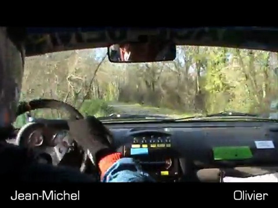 J-M Leclerc & Olivier Vincent au rallye de l'Automne 2011 ES 4
