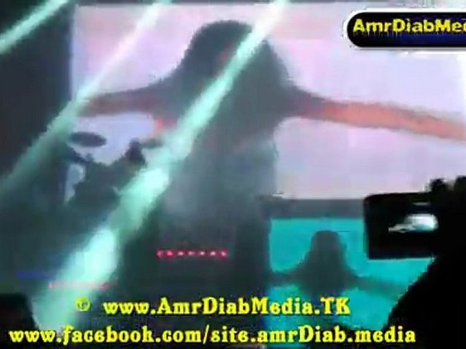 عمرو دياب هاله هالله حفل مهرجان الايمان 2 كيو نت