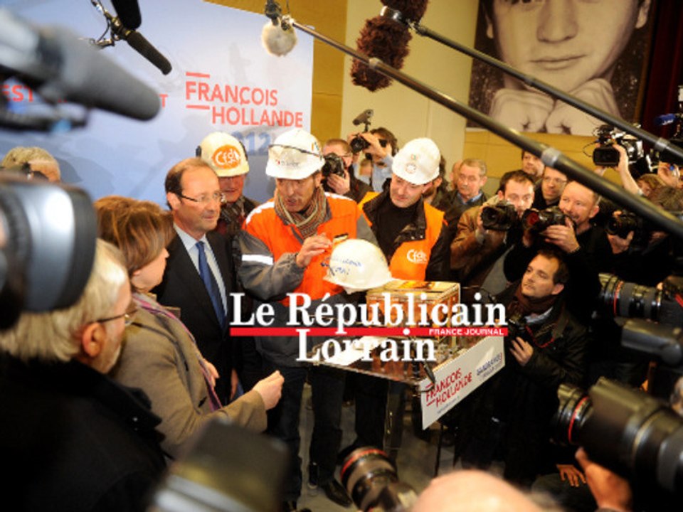 À Gandrange, François Hollande n'a pas fait de promesses