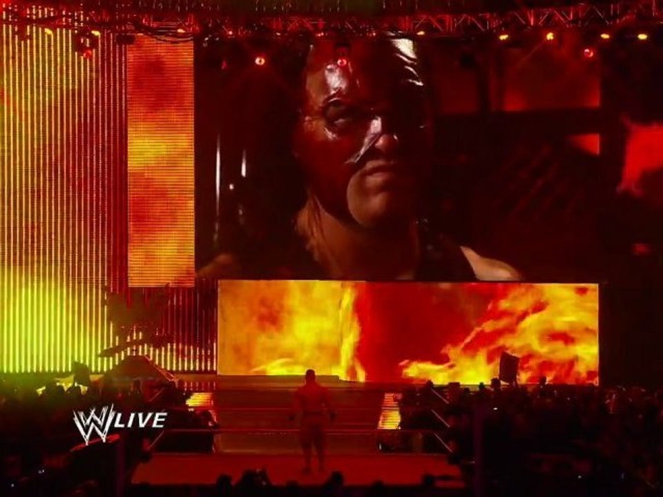 WWE Raw 1/16/12: John Cena Attacks Jack Swagger & Embraces The Hate (with Masked Kane)