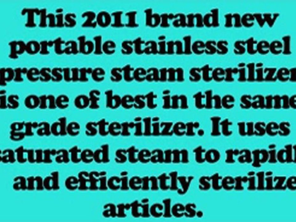 Portable 12L Autoclave High Pressure Steam Sterilizer