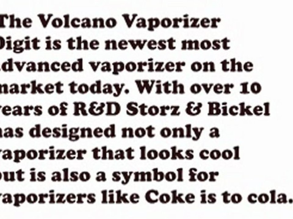Volcano Digit Vaporizer