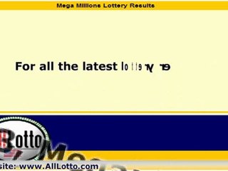 Mega Millions Lottery Drawing Results for January 17, 2012