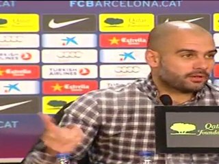 Guardiola rechaza el papel de favorito en el Bernabeu, defiende a Pinto y celebra la continuidad de Abidal