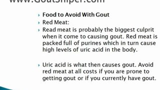 Gout What to Avoid - High Purine Foods