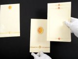 D-1693, Yellow Color, Sikh Cards, Sikh Wedding Cards, Punjabi Wedding Cards