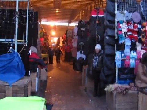 Errance au Black Market d'Oulan Bator à -27°C