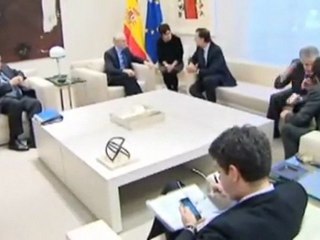 Rajoy recibe en Moncloa a Van Rompuy