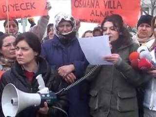 Dikmenli Kadınlar Cumhurbaşkanlığı Köşkü önündeydi