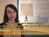 Mille ans d'écriture aux Archives départementales