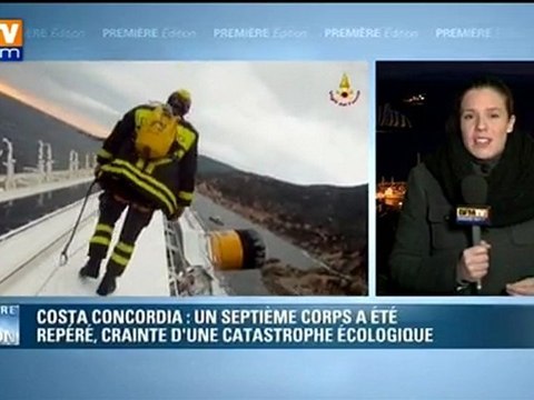 Naufrage du Costa Concordia : un septième corps a été repêché