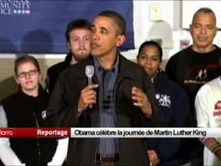Obama célèbre la journée de Martin Luther King