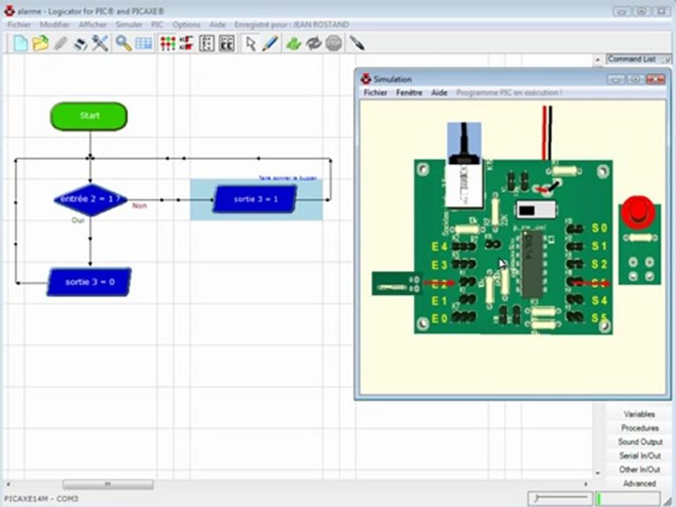 simulation avec logicator