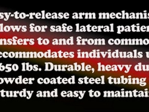 Drive Medical Oversized Heavy Duty Bariatric Drop Arm Commode